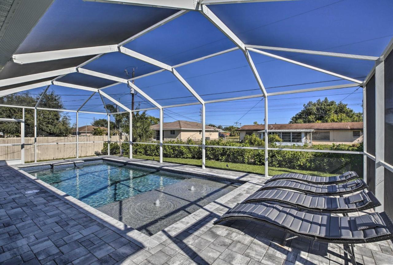 Modern Home With Heated Pool, 3 Mi To Beach Cape Coral Exteriör bild